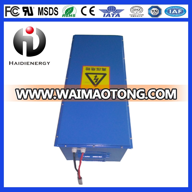 60v100Ah lithium battery PACK with 100A BMS For Electric vehicle