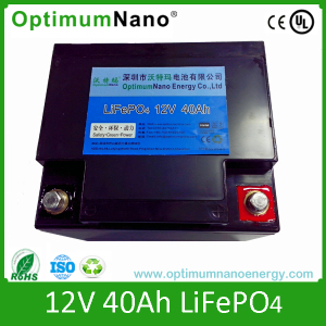 LiFePO4 Battery Pack 12V 40ah Car Battery